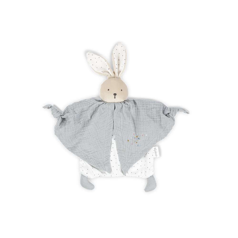 DOUDOU COTON BIO LAPINOU GRIS-(835561)