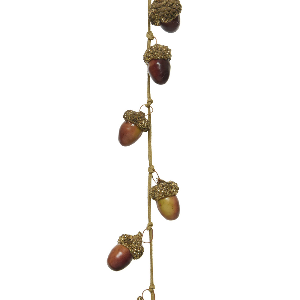 Guirlande glands brun L 110cm