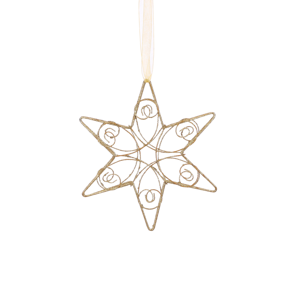 ORNEMENT ETOILE D20CM-(840487)