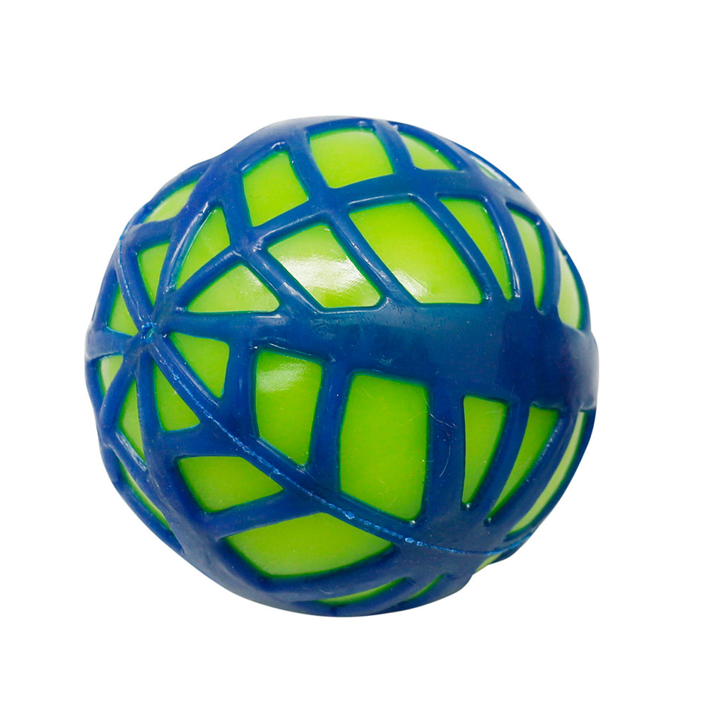 Jouet pour chien balle TPR lumineuse bicolore ø 10cm