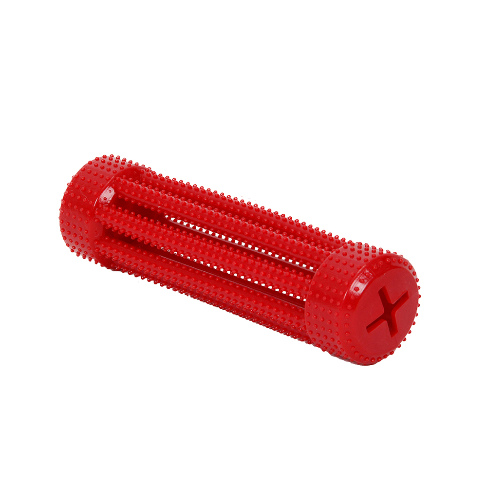 Jouet pour chien en caoutchouc Denties toy rouge Small