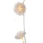 Guirlande fibre optique motifs fleurs 20 LED