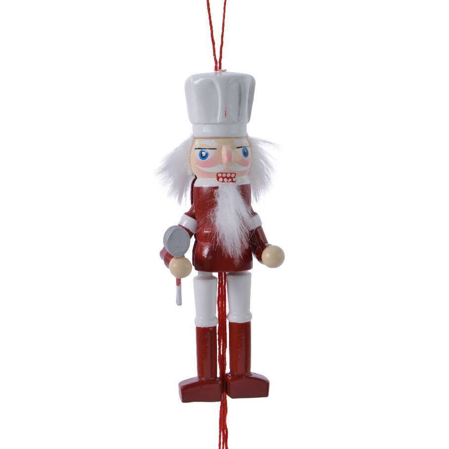 Casse noisette rouge blanc H.12.5cm