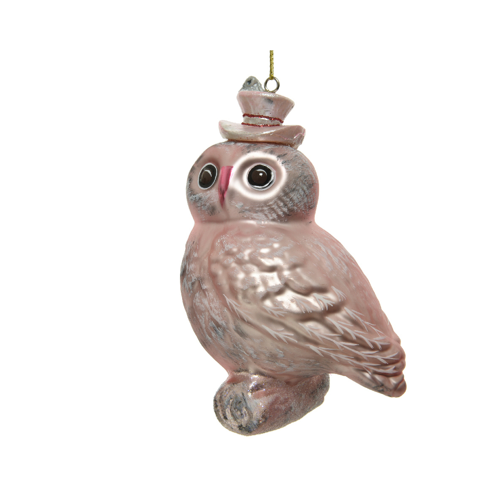 SUSP HIBOU VR BRUN 18CM-(848994)