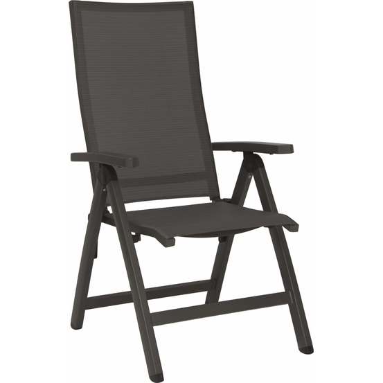 Fauteuil de jardin TOP : anthracite 75x60x113cm