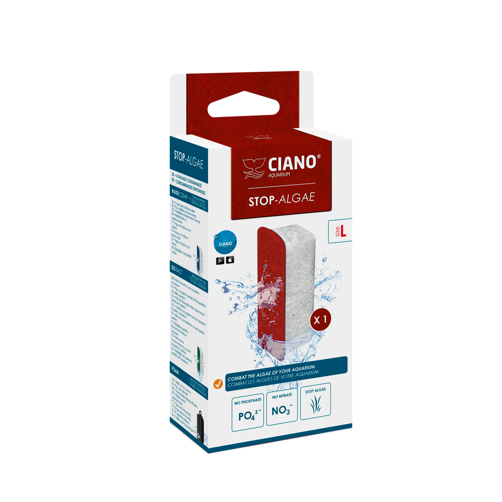 Cartouche de filtration pour aquarium Water Pad Stop Algae - Taille L