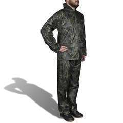 Combinaison de pluie avec capuche 2 pièces camouflage XL