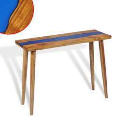 Table console Teck Résine - 100x35x75cm