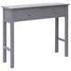 Table console Gris Bois - 90x30x77cm