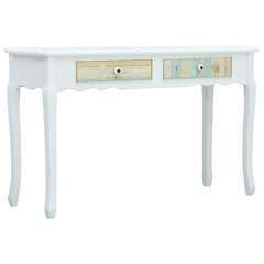 Table console Bois Blanc - 120x40x74,5cm