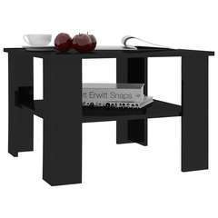 Table basse Noir brillant 60x60x42cm