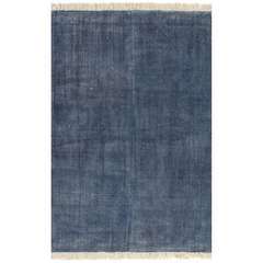 Tapis Kilim Coton 120 x 180 cm Bleu