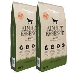 Nourriture sèche pour chiens Adult Essence Beef - 15 kg - Lot de 2