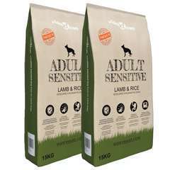 Nourriture pour chiens Adult Sensitive Lamb & Rice - 15 kg - Lot de 2