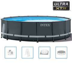 Intex Ensemble de piscine ronde Ultra XTR Frame 488 x 122 cm 26326GN