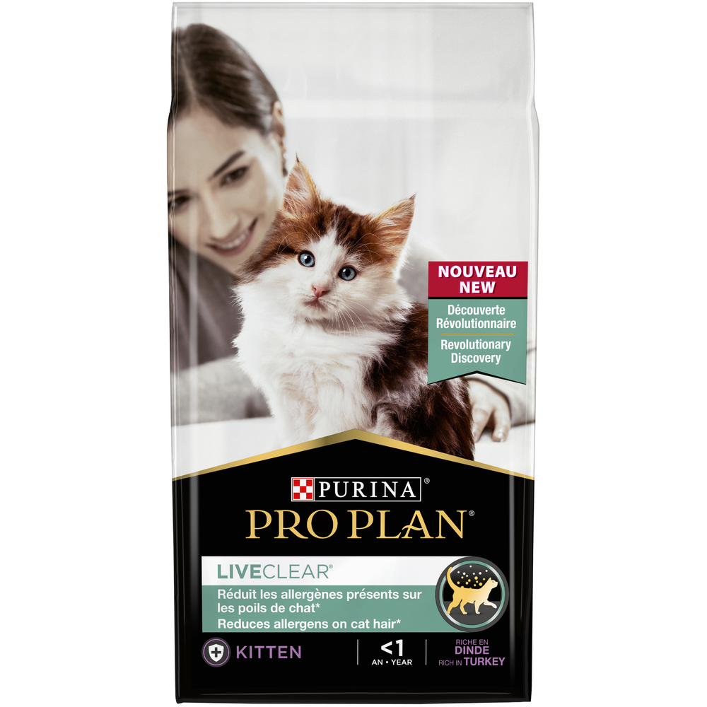 Pro Plan KITTEN - LIVECLEAR dinde 1,4kg .