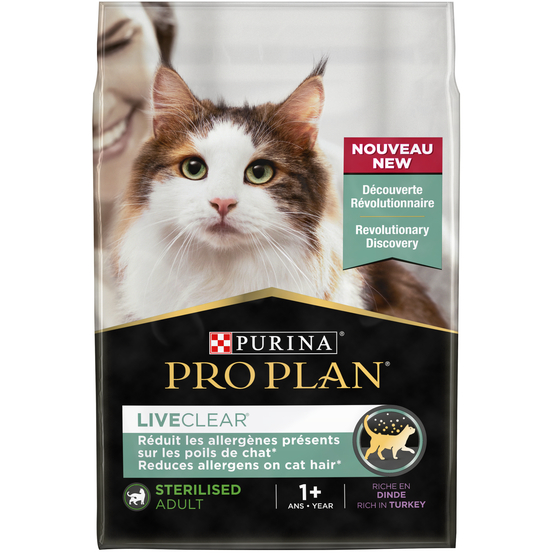 Pro Plan STERILISED - ADULT - LIVECLEAR dinde 2,8kg