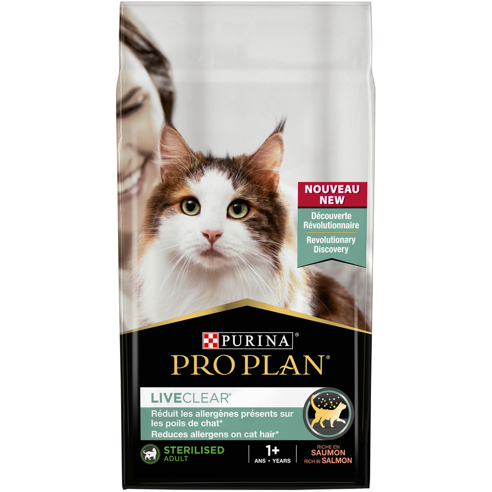 Pro Plan STERILISED - ADULT - LIVECLEAR saumon 1,4kg,
