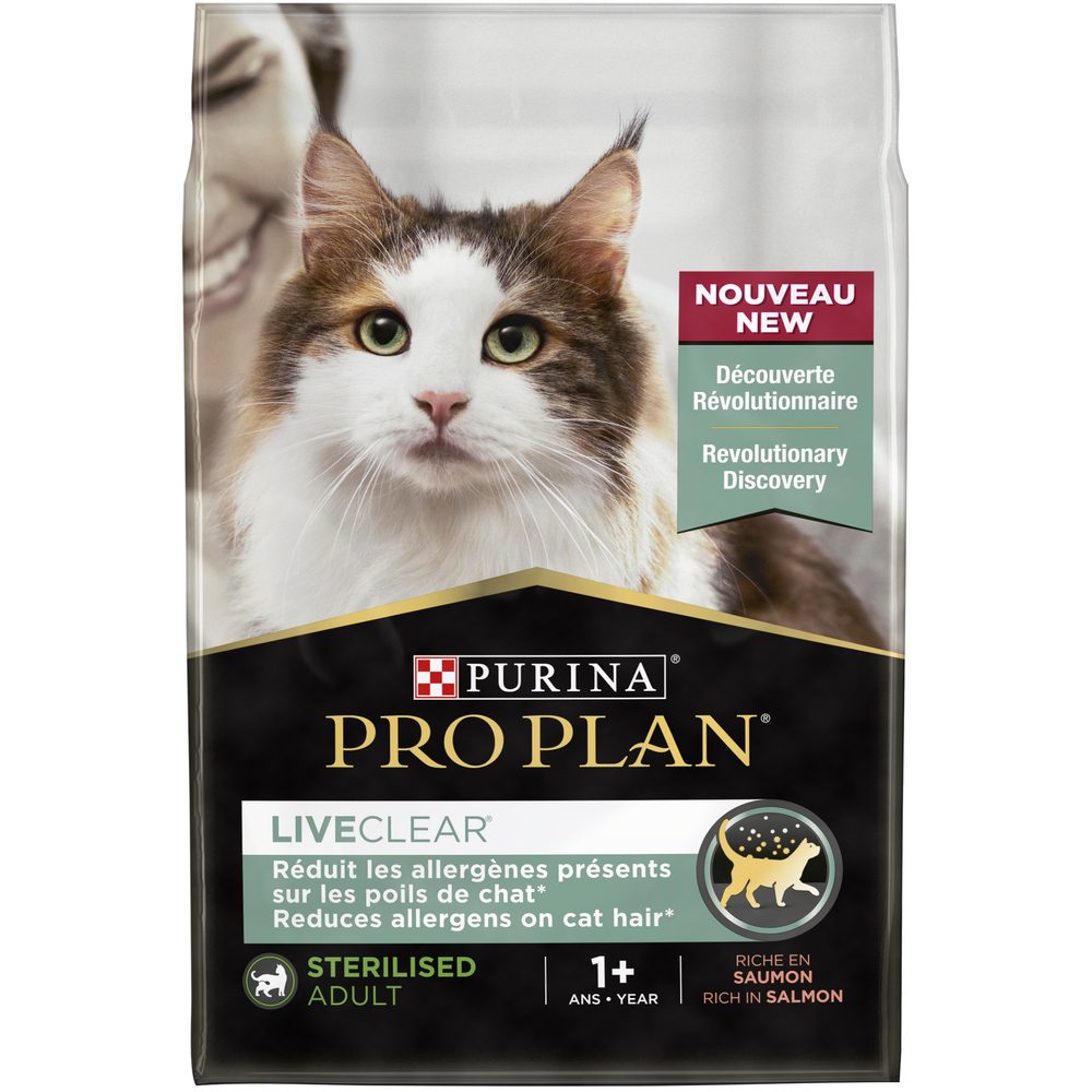 Pro Plan STERILISED - ADULT - LIVECLEAR saumon 2,8kg,