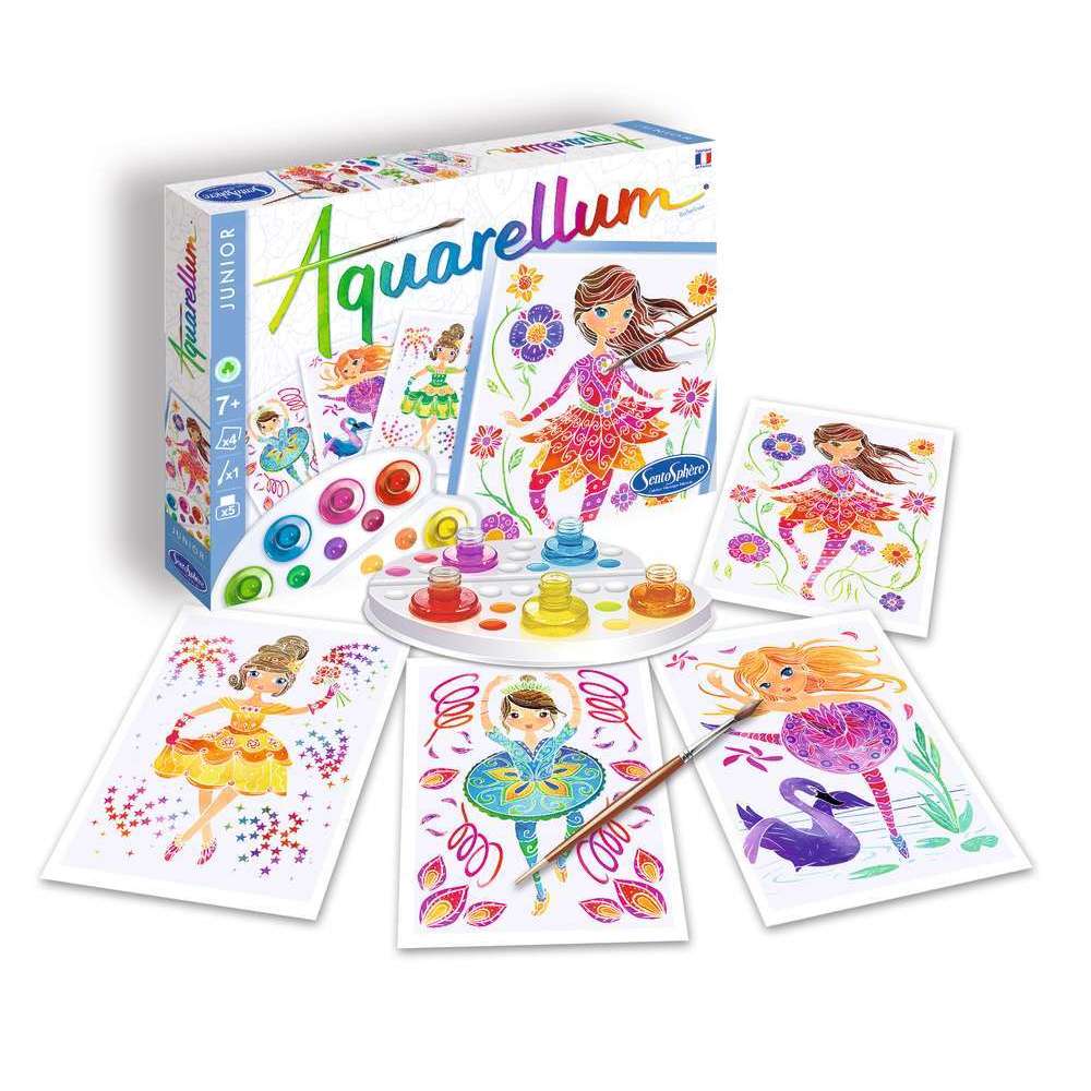 Jeu créatif DIY Aquarellum junior Ballerines