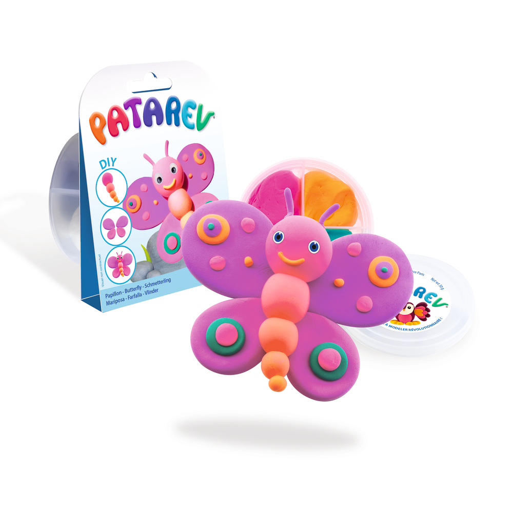 Kit de modelage Patarev - Pocket papillon pâte à modeler