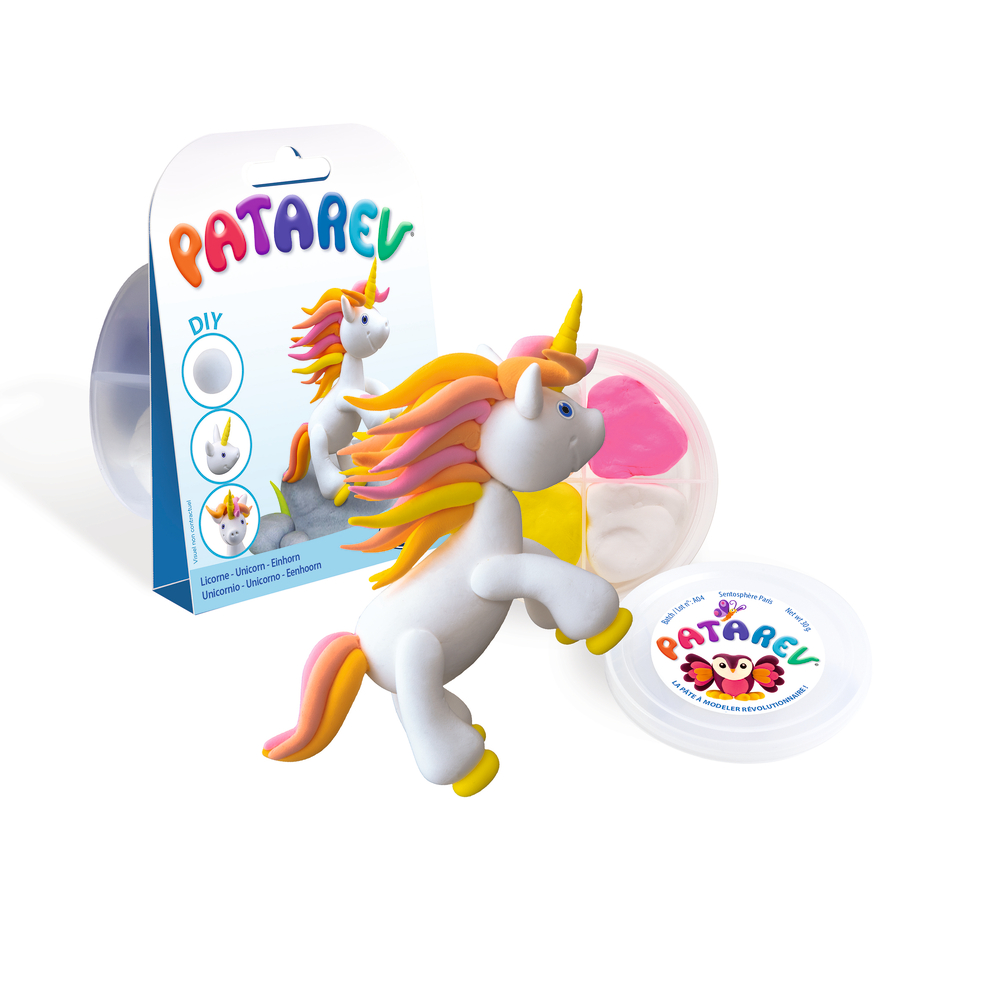 Kit de modelage Patarev - Pocket Licorne pâte à modeler 