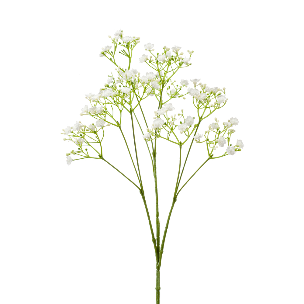 Fleur artificielle, tige de gypsophile - H.68cm