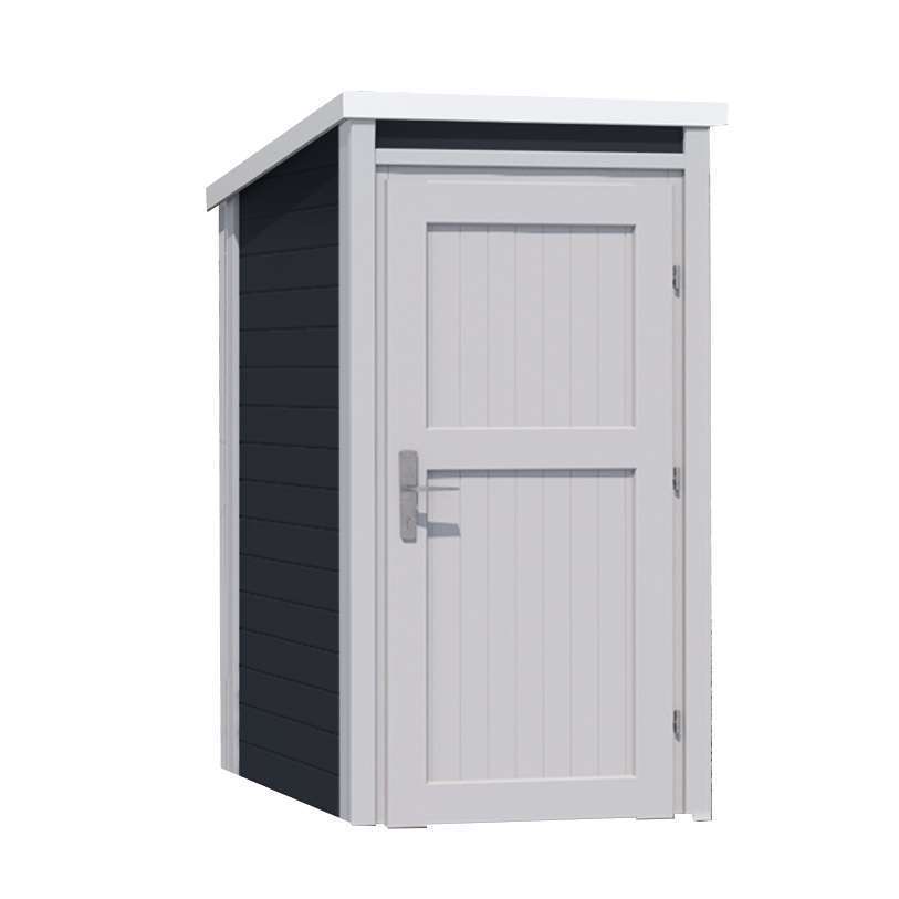 Armoire de jardin / terrasse 367 T1, anthracite - 109,6x106,2x200,5 cm
