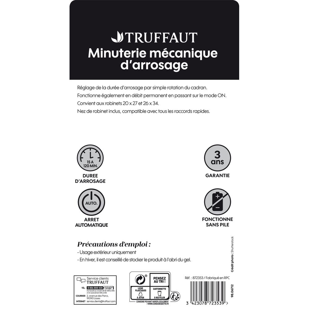 RAINPOINT - Minuterie d'arrosage automatique Minuterie d'arrosage de