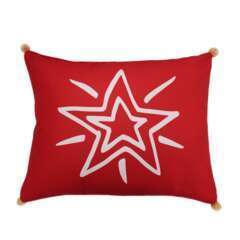 Coussin Flannel Star S