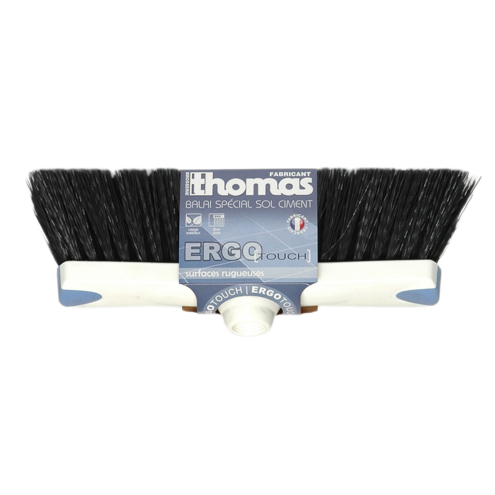 Balai Ergotouch, fibre noire et dure