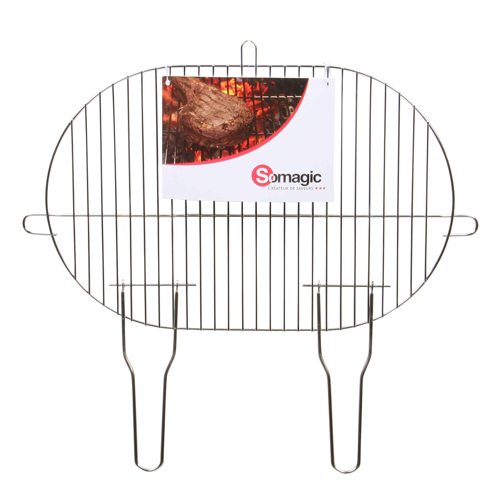 Grille Simple Ovale 50,5 X 33 Cm