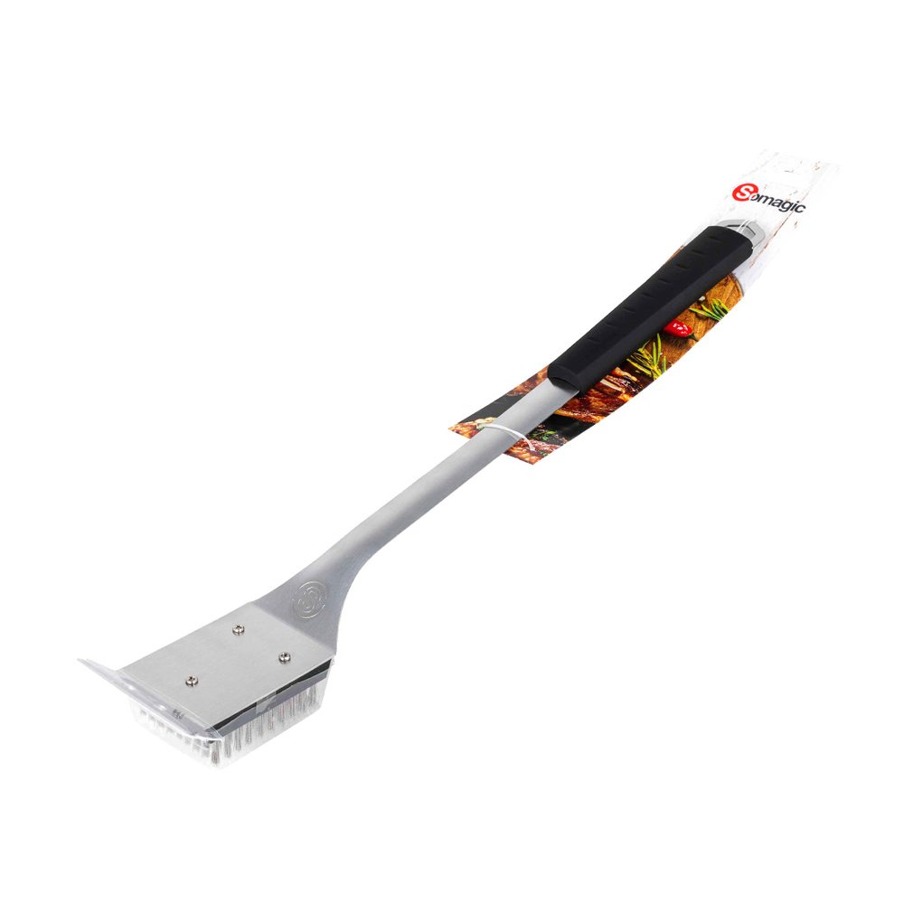 Brosse 44 Cm Inox Et Manche Soft Touch