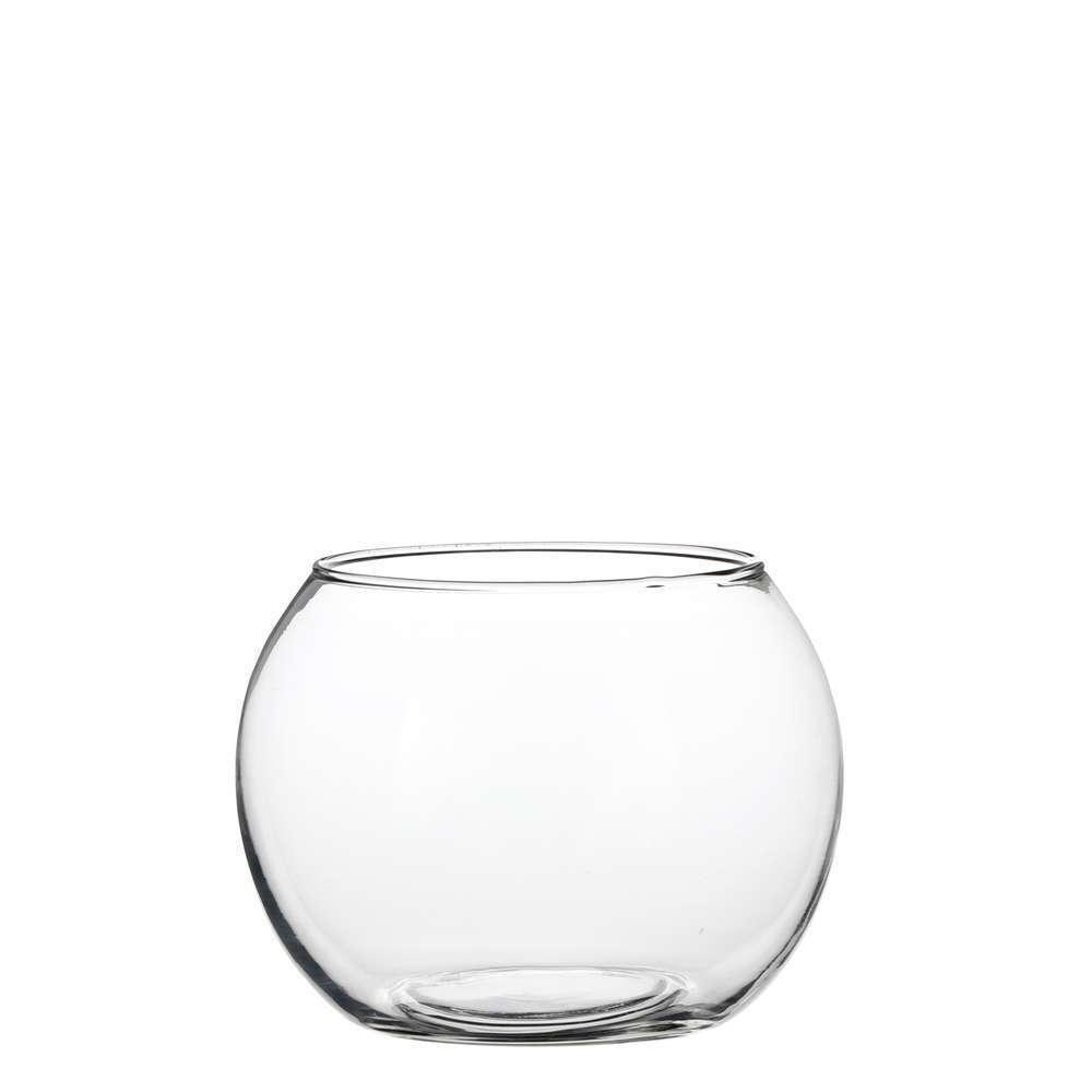 Vase Bolla en verre - H.14xD.18cm