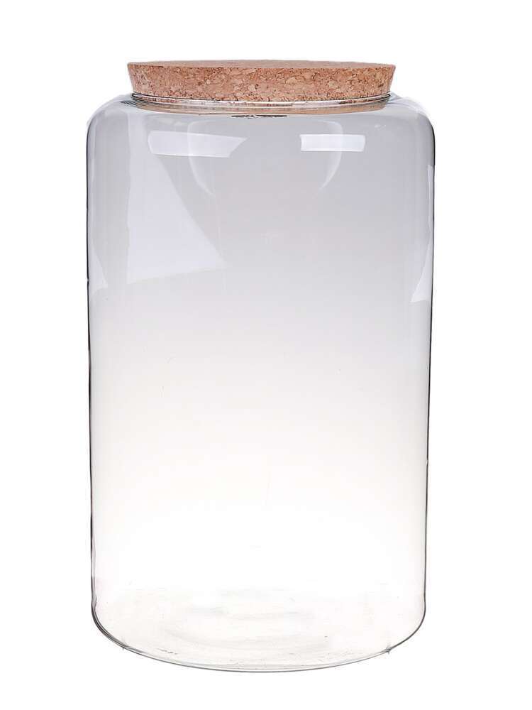 Vase avec bouchon pour terrarium végétal d'intérieur : Mia taille M