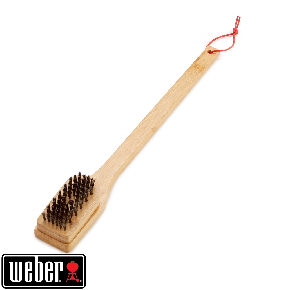 Brosse de nettoyage poignÃ©e bambou H.46 cm