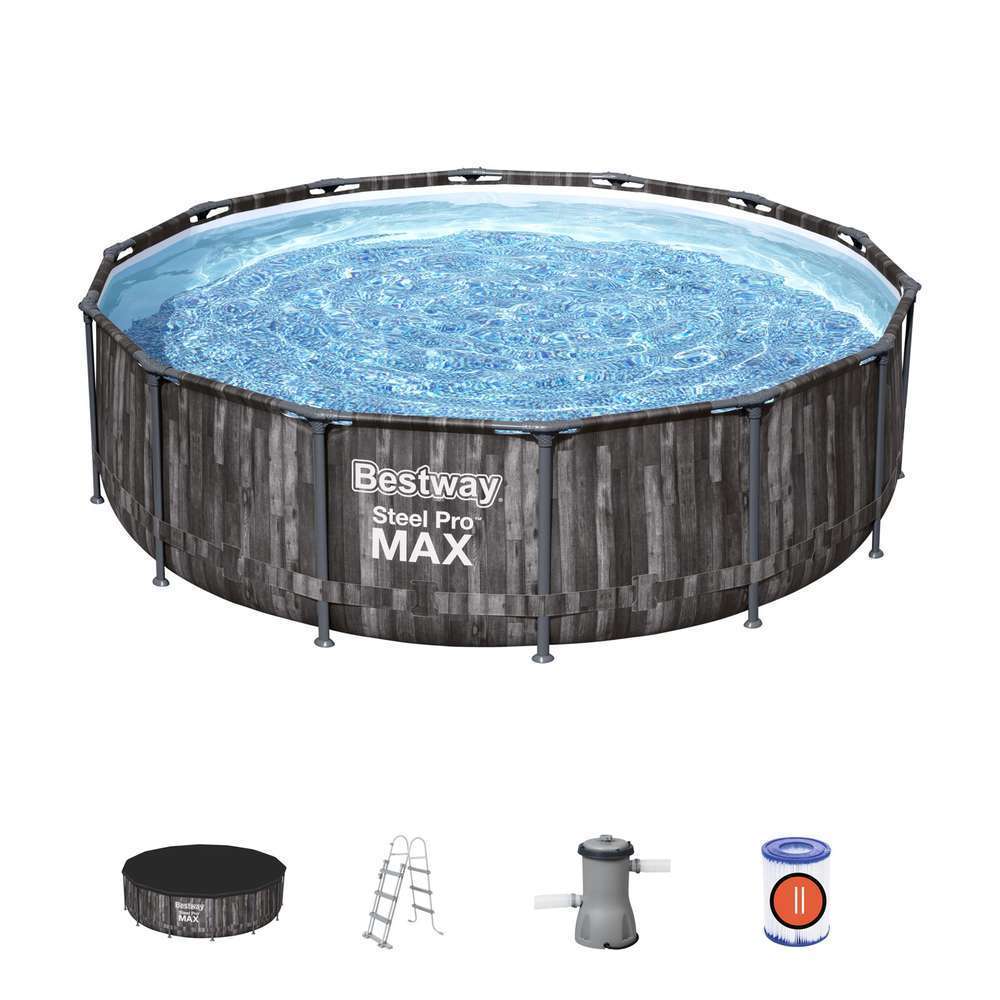 Piscine hors-sol tubulaire Steel Pro Max - 427x107 cm