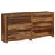Buffet meuble à tiroirs bois massif de sesham - 160cm