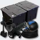 Kit de filtration bassin 60000l UVC 72W Pompe Fontaine Skimmer