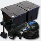 Kit de filtration bassin 60000l UVC 72W Pompe Fontaine Skimmer