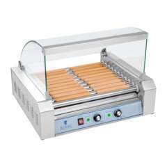 Appareil machine à hot dogle inox 20 saucisses 2 200W