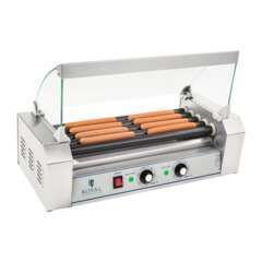 Appareil machine à hot dogle téflon 10 saucisses 1 000W