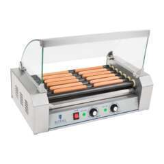 Appareil machine à hot dogle téflon 12 saucisses 1 400W