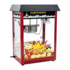 Machine à popcorn noire professionnelle 1 600W