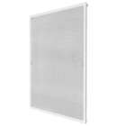 Moustiquaire pour fenêtre cadre fixe en aluminium 100x120cm blanc