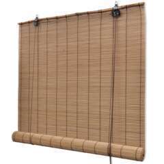 Store enrouleur bambou brun 120 x220cm