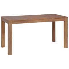 Table de dÃ®ner design bois de teck 140cm