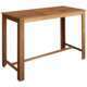 Table haute mange debout bar bistrot bois d'acacia solide - 150cm
