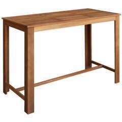 Table haute bar bois d'acacia 150cm