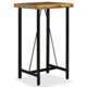 Table haute bar bois de récupération massif - 107cm